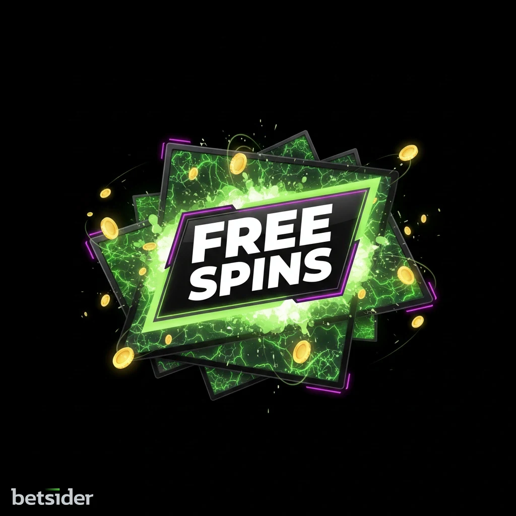 Símbolo de Rodadas Grátis a brilhar num ecrã de uma slot machine.