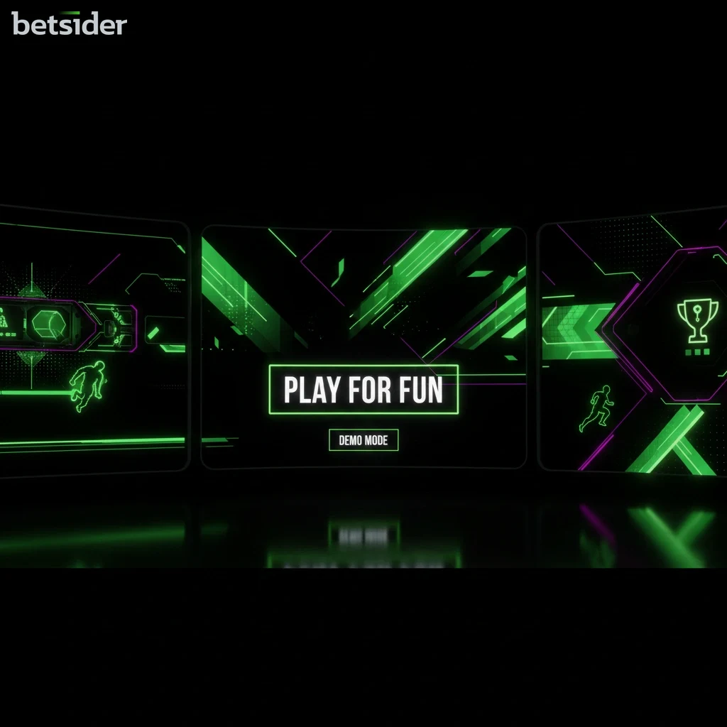 Jogo de slot no casino Betsider com o botão Jogar por Diversão visível.