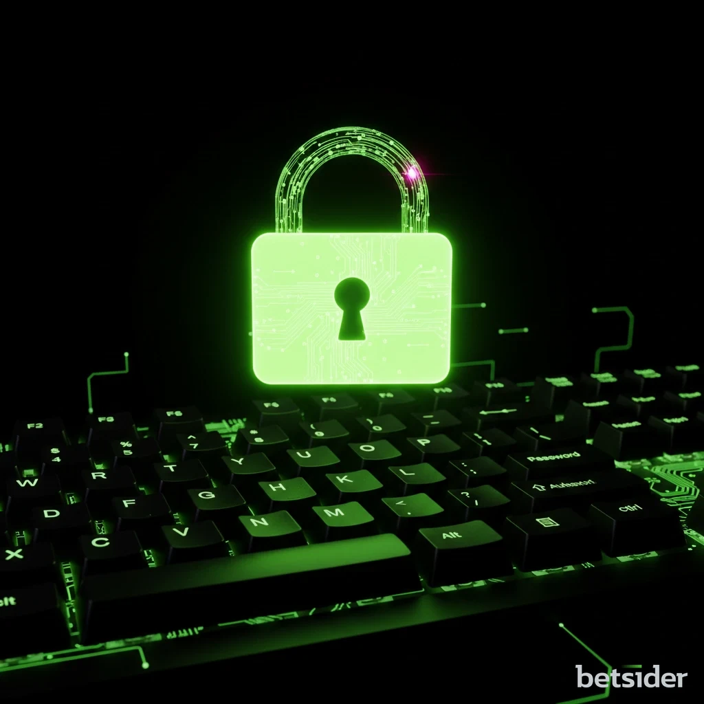 Ícone de cadeado sobre um teclado de computador, simbolizando a segurança do login e da conta.